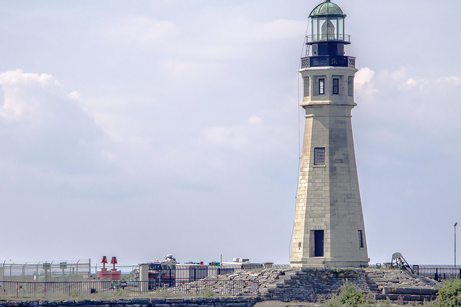 About Our Agency - Buffalo Main Lighthouse at the Mouth of the Buffalo River and Erie Canal During the Daytime